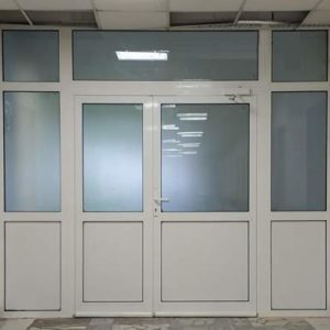 Противопожарная перегородка с тонированным стеклом / серия FRM5356